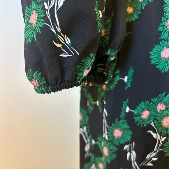 Topshop Daisy Floral Easy-Fit Wrap Dress, Tall - size 8 - Picture 8 of 11